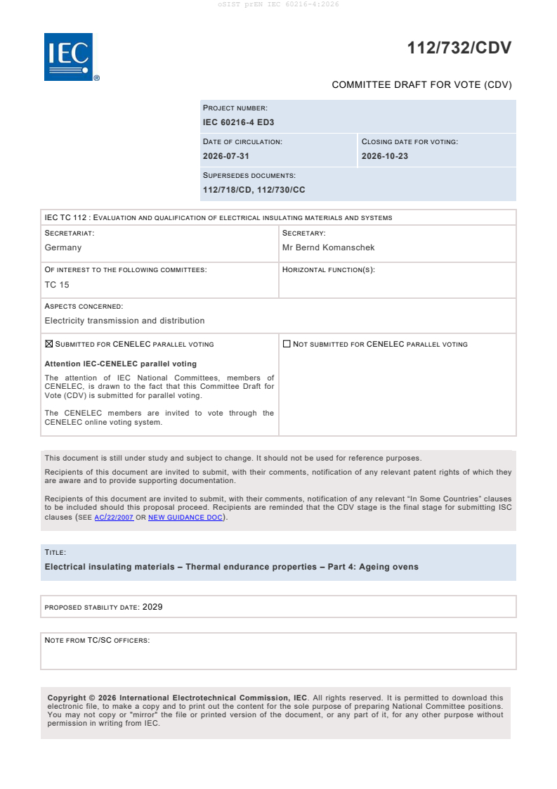 prEN IEC 60216-4:2026 prEN IEC 60216-4:2026 - BARVE - Page 3 preview