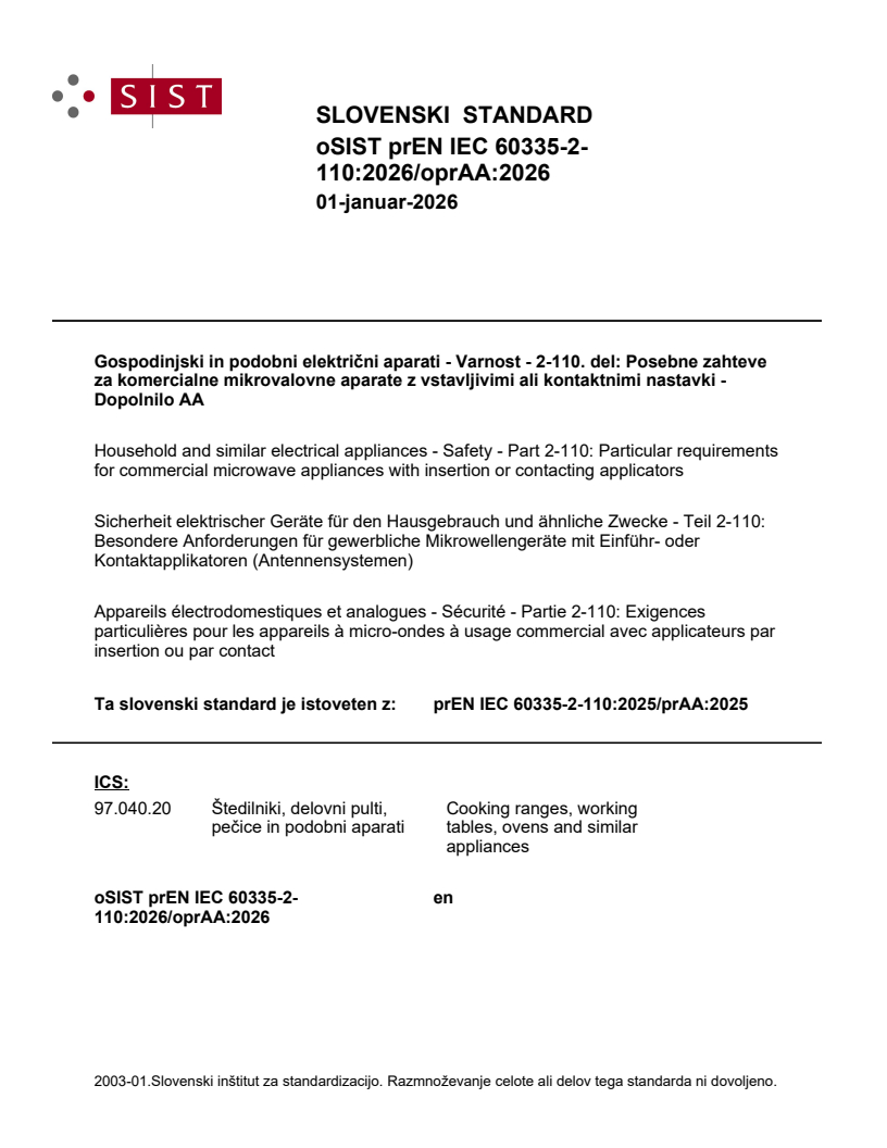 prEN IEC 60335-2-110:2026/oprAA:2026