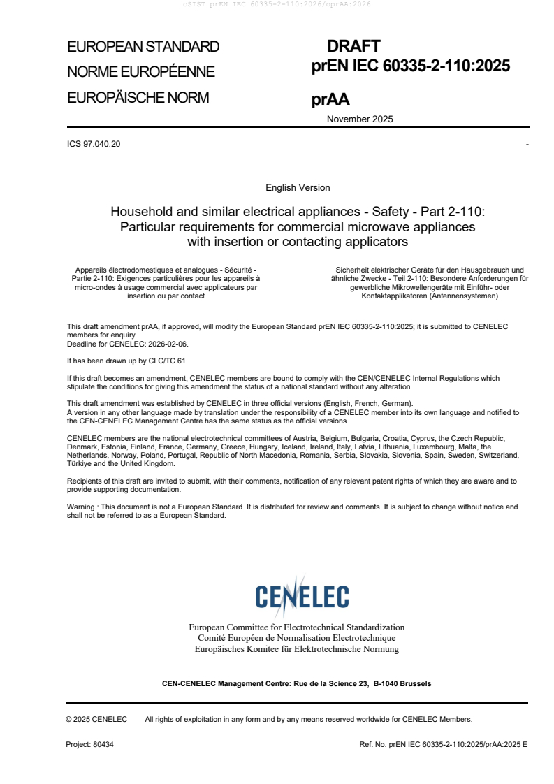 prEN IEC 60335-2-110:2026/oprAA:2026