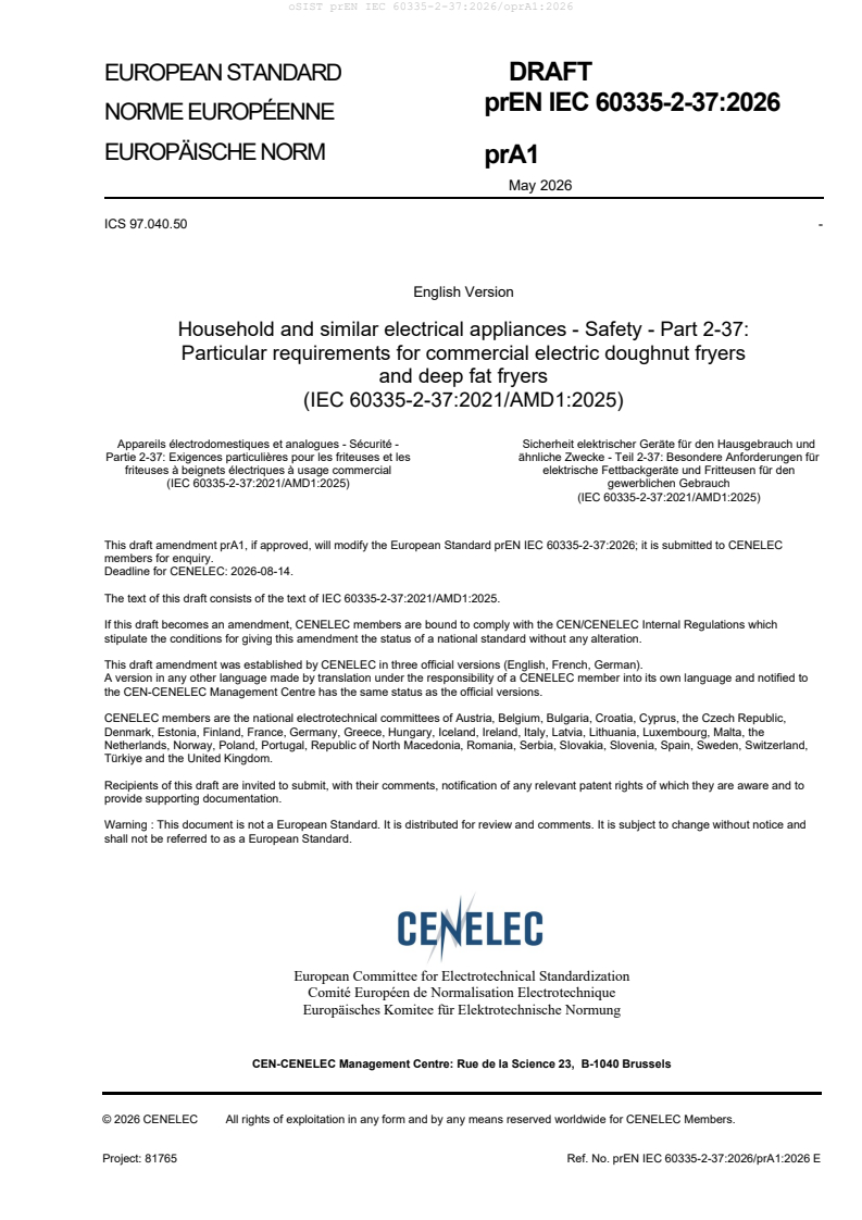 prEN IEC 60335-2-37:2026/prA1:2026 prEN IEC 60335-2-37:2026/oprA1:2026 - Page 3 preview