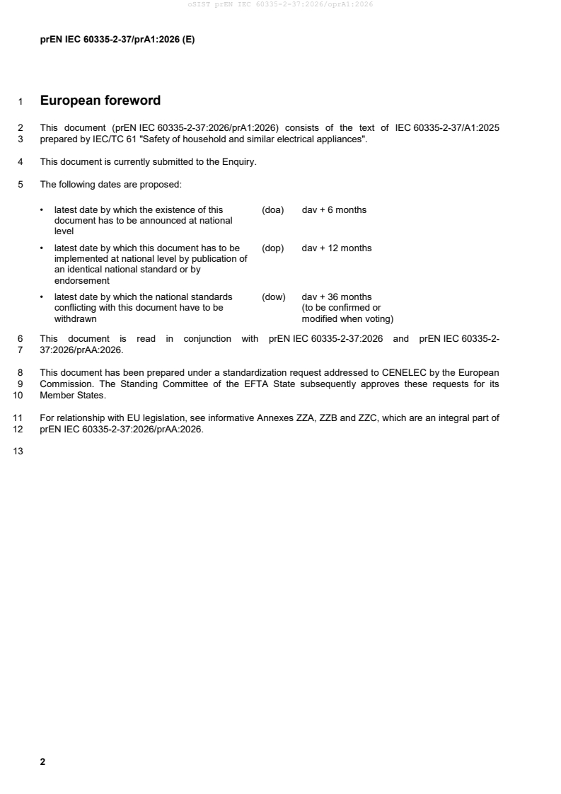 prEN IEC 60335-2-37:2026/prA1:2026 prEN IEC 60335-2-37:2026/oprA1:2026 - Page 4 preview