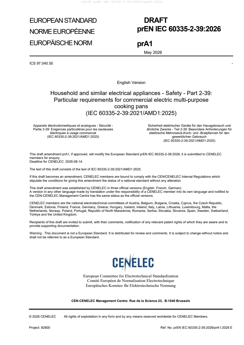 prEN IEC 60335-2-39:2026/prA1:2026 prEN IEC 60335-2-39:2026/oprA1:2026 - Page 3 preview