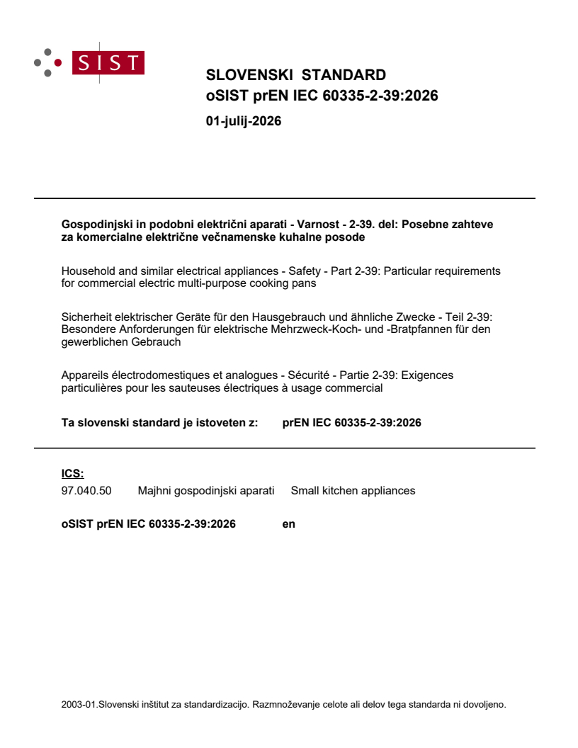 prEN IEC 60335-2-39:2026 prEN IEC 60335-2-39:2026 - BARVE - Page 1 preview