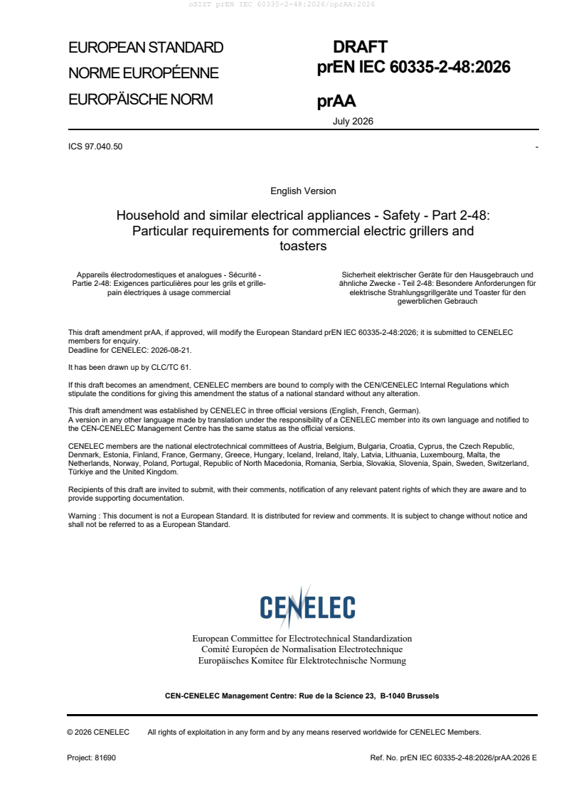 prEN IEC 60335-2-48:2026/prAA:2026 prEN IEC 60335-2-48:2026/oprAA:2026 - Page 3 preview