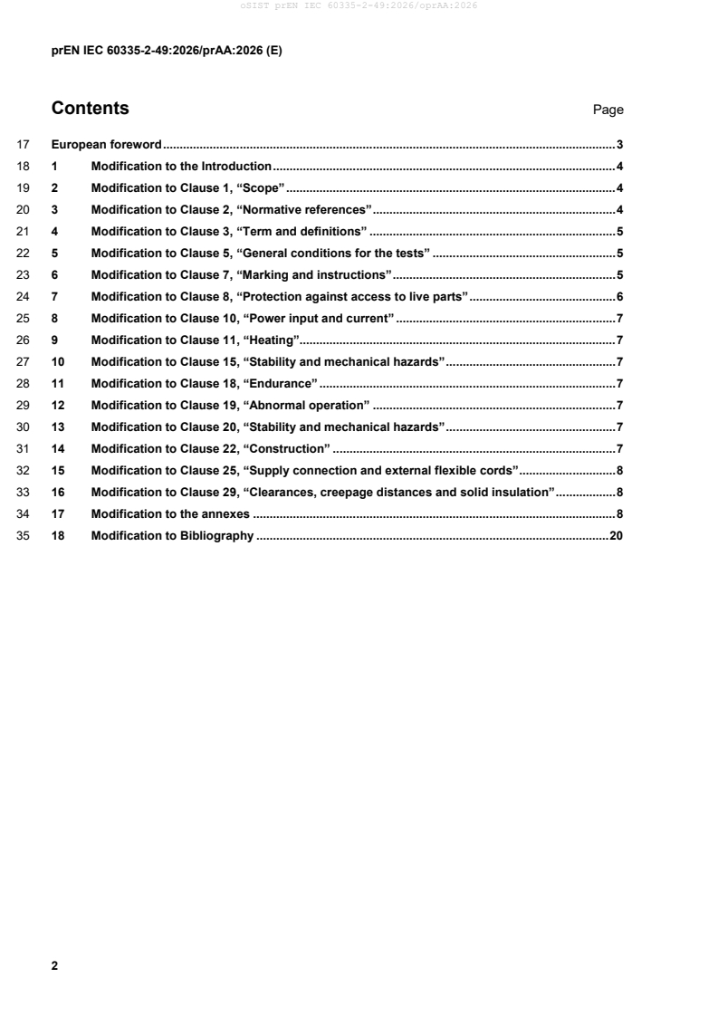 prEN IEC 60335-2-49:2026/prAA:2026 prEN IEC 60335-2-49:2026/oprAA:2026 - Page 4 preview
