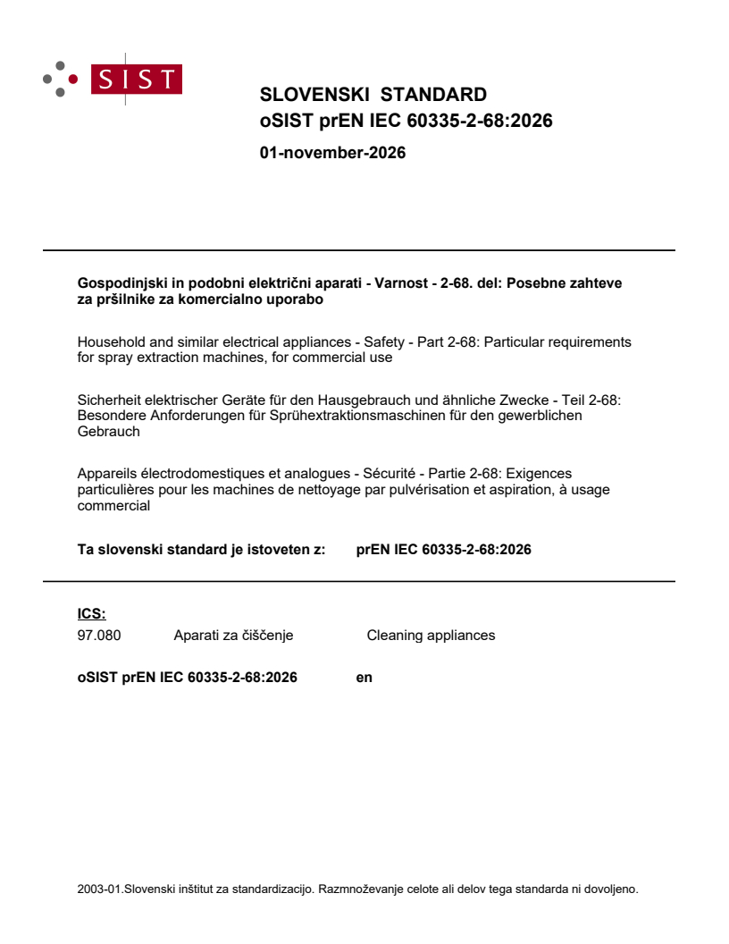 prEN IEC 60335-2-68:2026 prEN IEC 60335-2-68:2026 - Page 1 preview