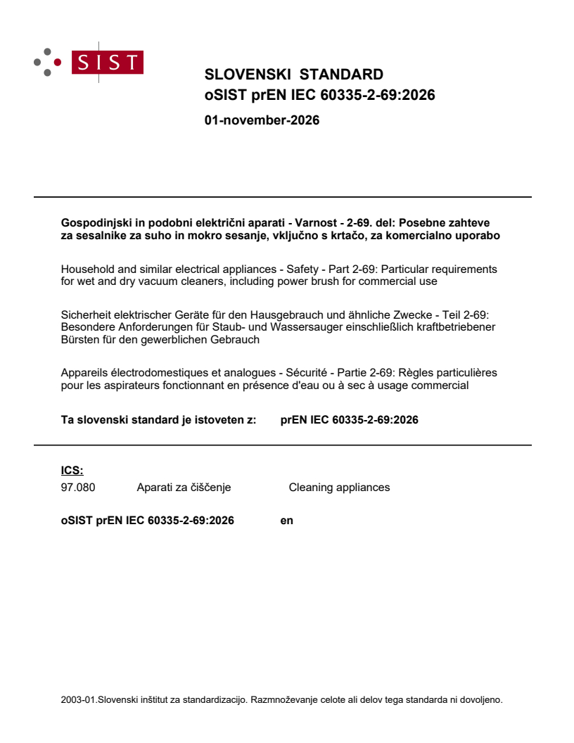 prEN IEC 60335-2-69:2026 prEN IEC 60335-2-69:2026 - BARVE - Page 1 preview