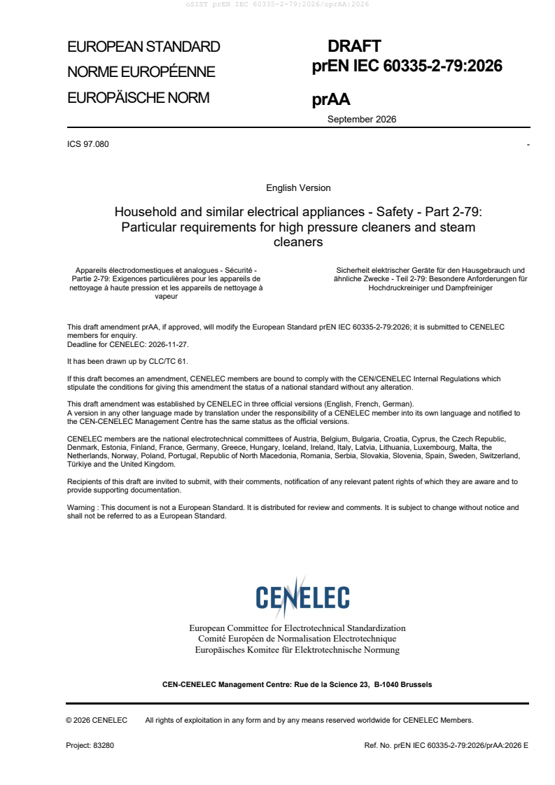 prEN IEC 60335-2-79:2026/prAA:2026 prEN IEC 60335-2-79:2026/oprAA:2026 - Page 3 preview
