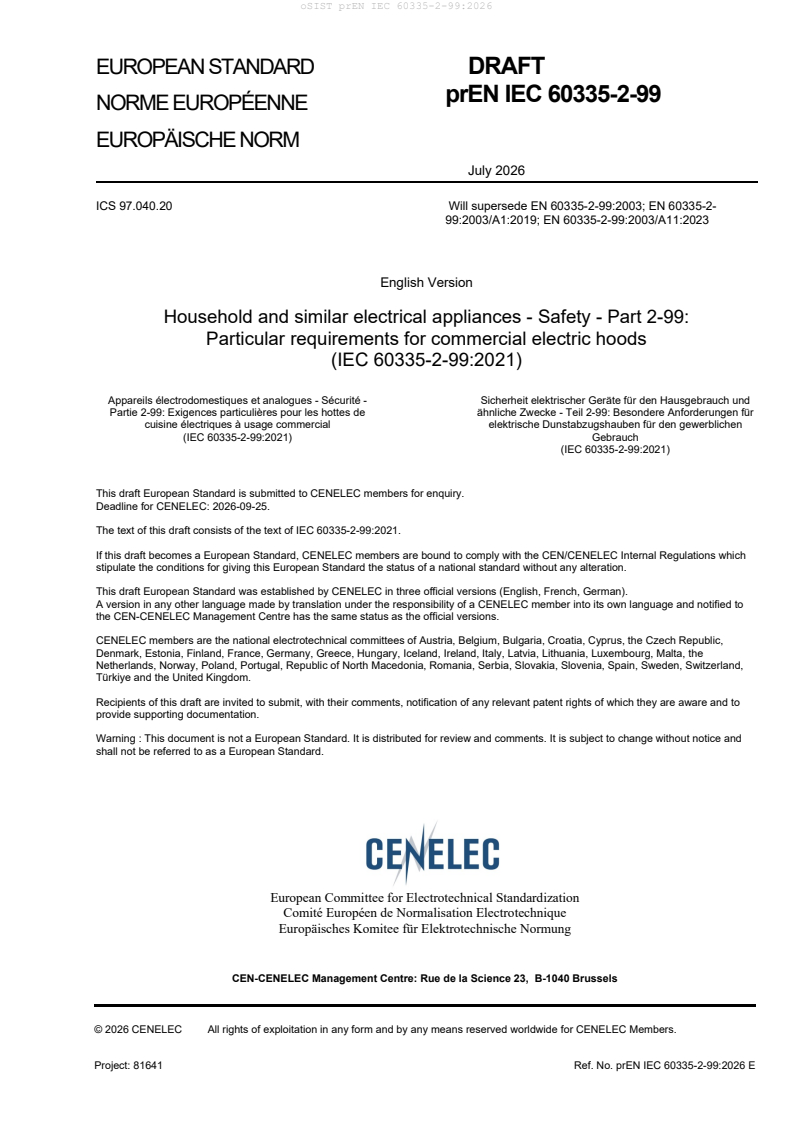 prEN IEC 60335-2-99:2026 prEN IEC 60335-2-99:2026 - Page 3 preview