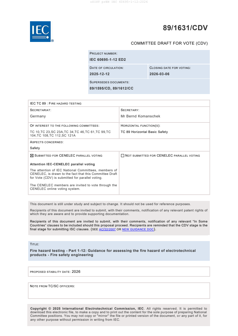 prEN IEC 60695-1-12:2025 prEN IEC 60695-1-12:2026 - Page 3 preview