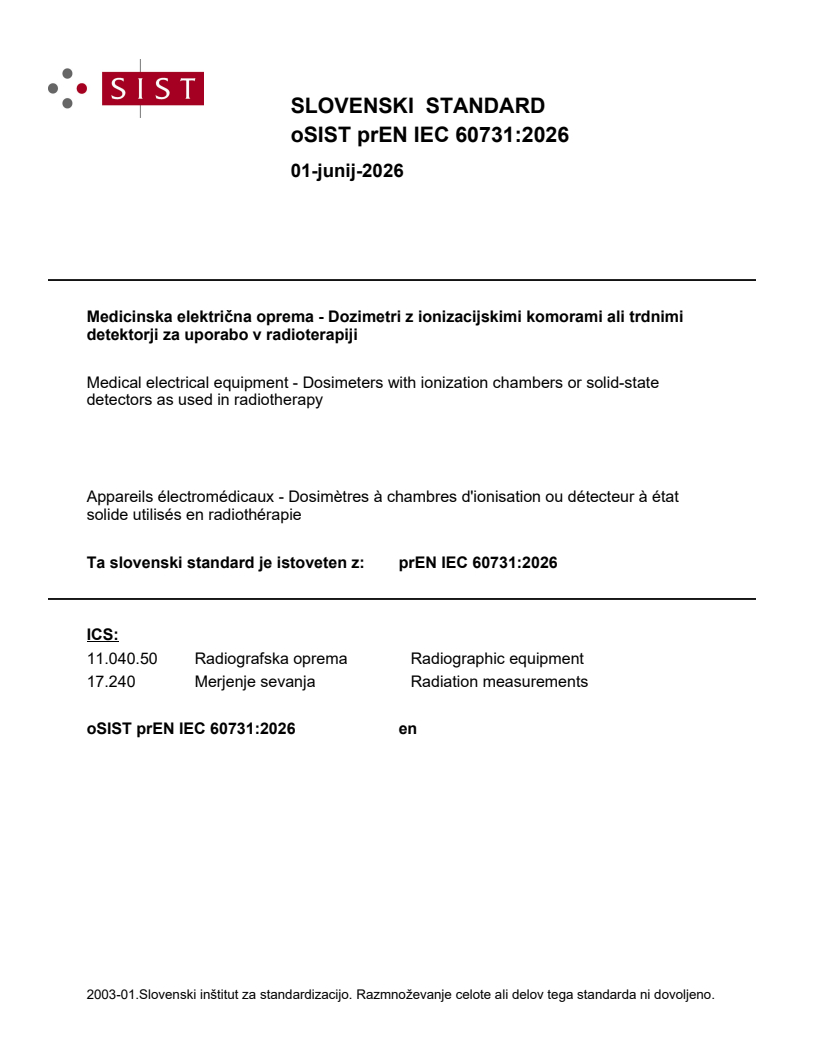 oSIST prEN IEC 60731:2026 oSIST prEN IEC 60731:2026 - Page 1 preview