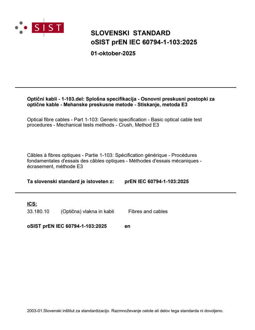 prEN IEC 60794-1-103:2025
