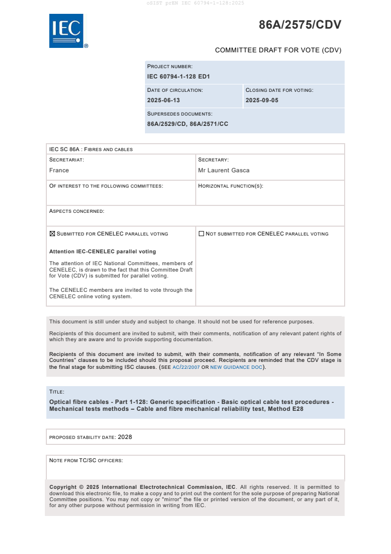 prEN IEC 60794-1-128:2025