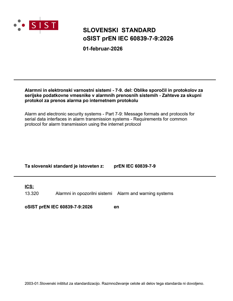 prEN IEC 60839-7-9:2026 prEN IEC 60839-7-9:2026 - BARVE - Page 1 preview