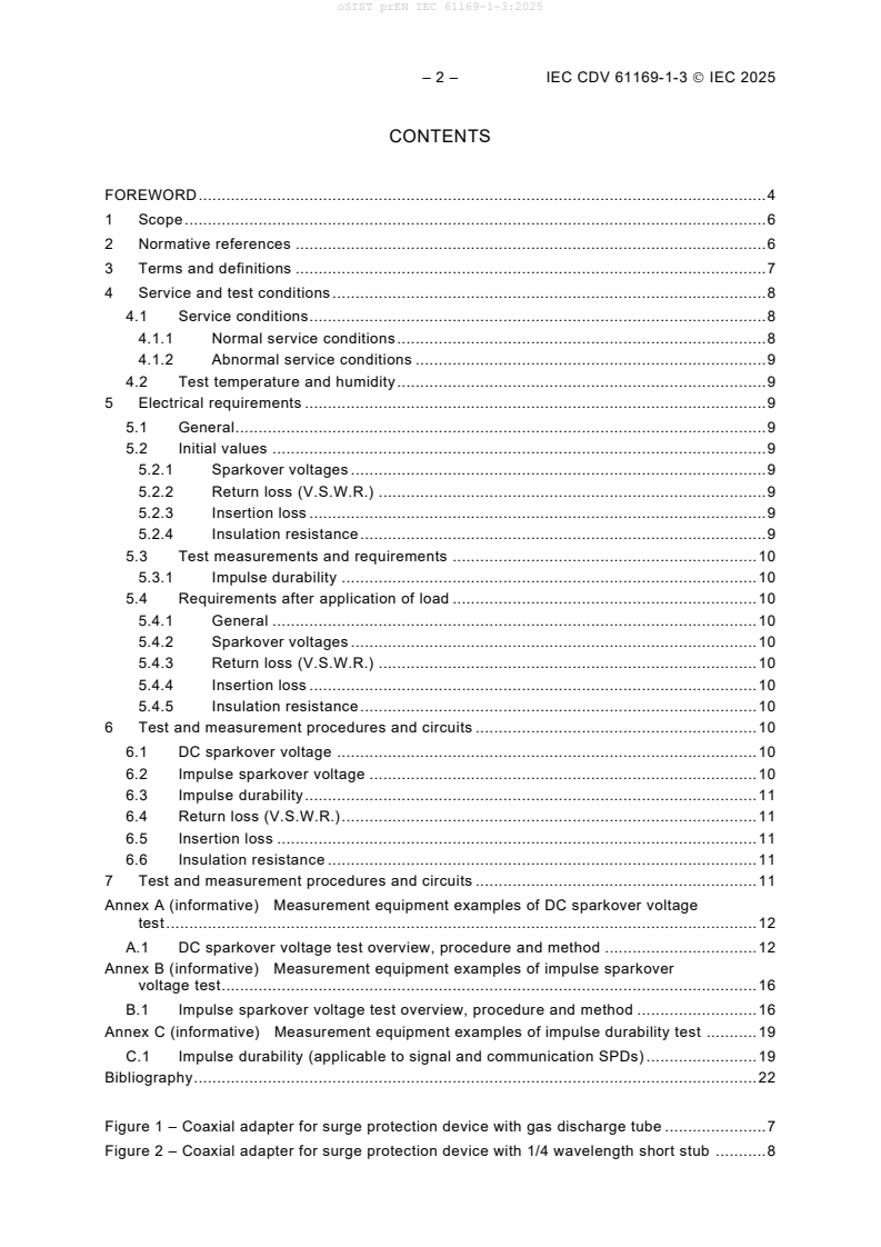 EN IEC 61169-1-3:2026 prEN IEC 61169-1-3:2025 - BARVE - Page 4 preview