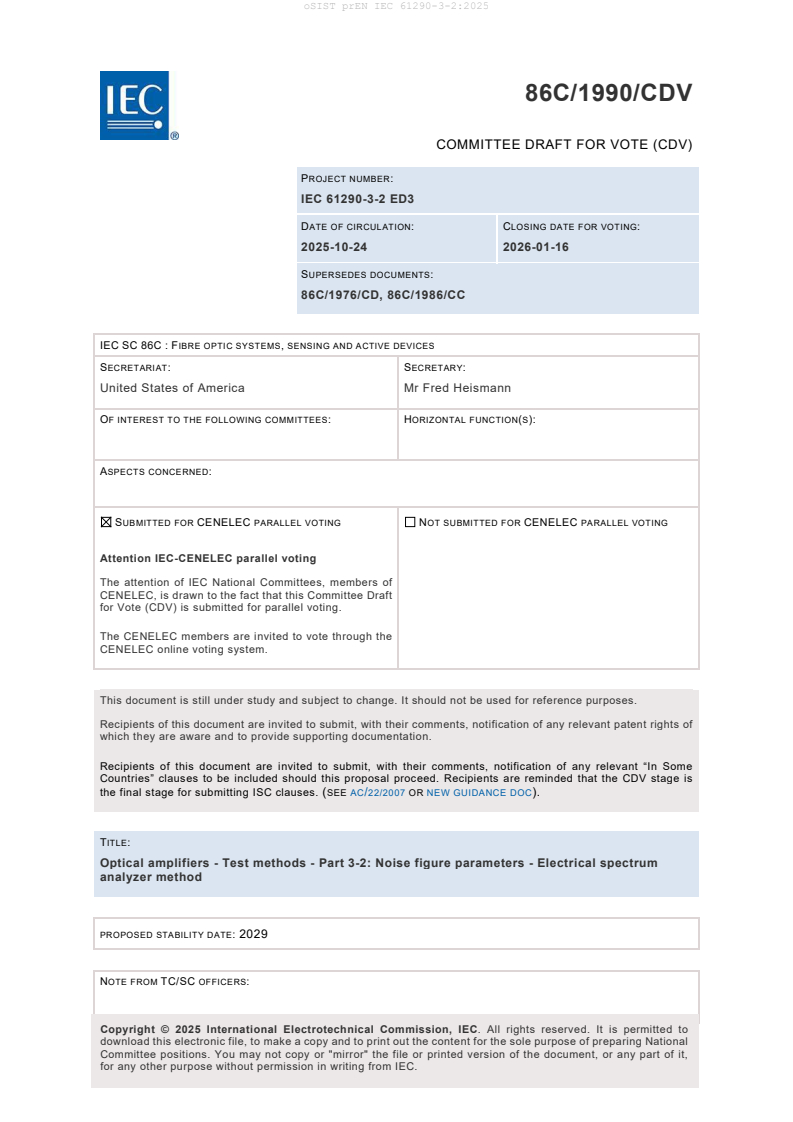 oSIST prEN IEC 61290-3-2:2025