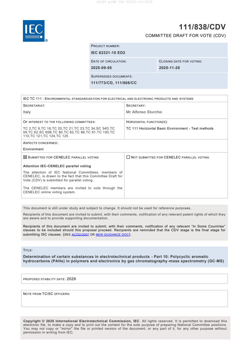 prEN IEC 62321-10:2025