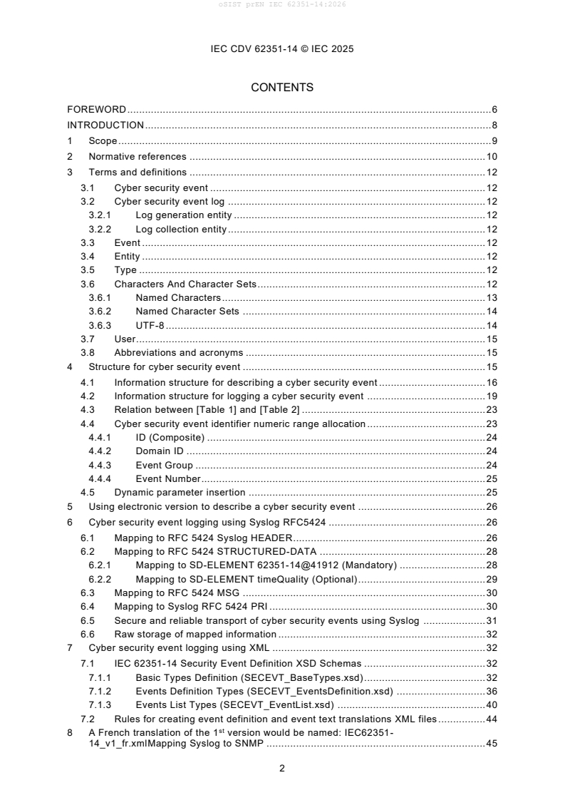oSIST prEN IEC 62351-14:2026 oSIST prEN IEC 62351-14:2026 - Page 4 preview