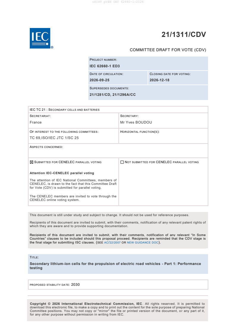 prEN IEC 62660-1:2026 prEN IEC 62660-1:2026 - Page 3 preview