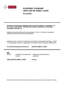 prEN IEC 62680-1-3:2025 - BARVE - Page 1 preview