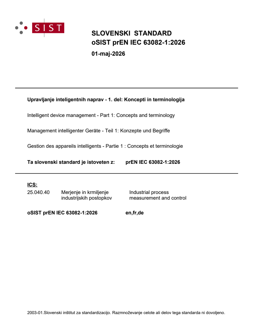 prEN IEC 63082-1:2026 prEN IEC 63082-1:2026 - BARVE - Page 1 preview