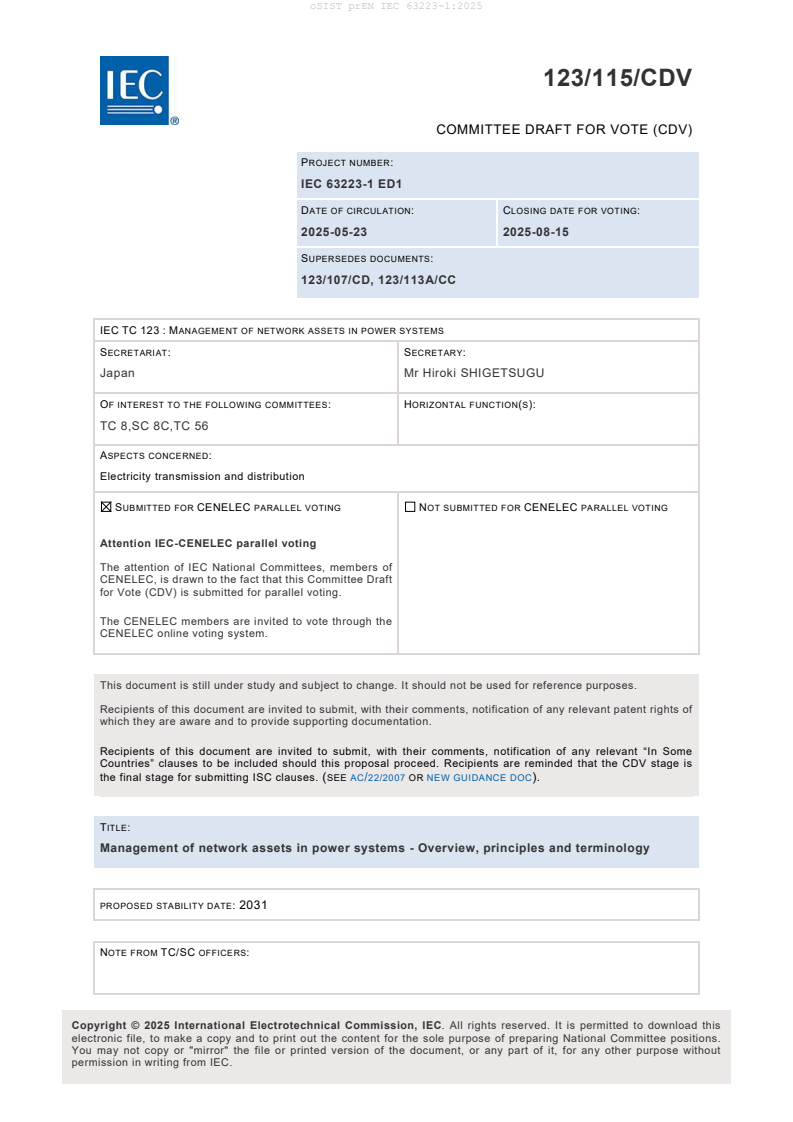prEN IEC 63223-1:2025