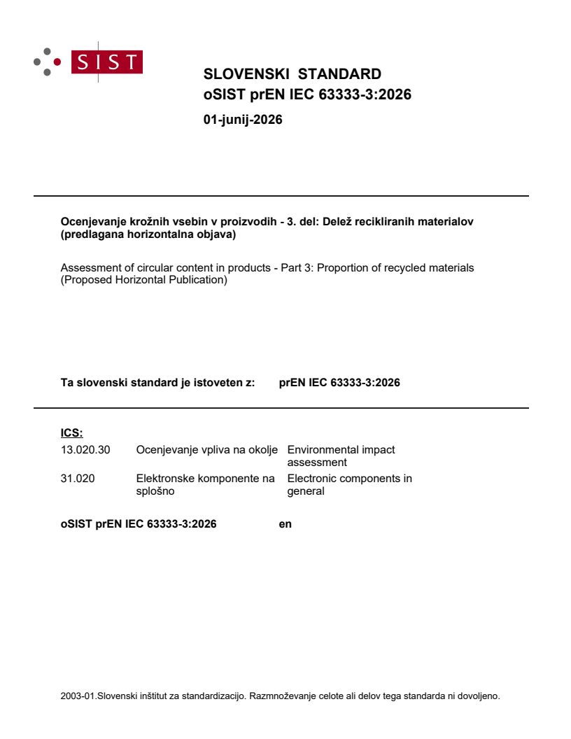 prEN IEC 63333-3:2026 prEN IEC 63333-3:2026 - Page 1 preview