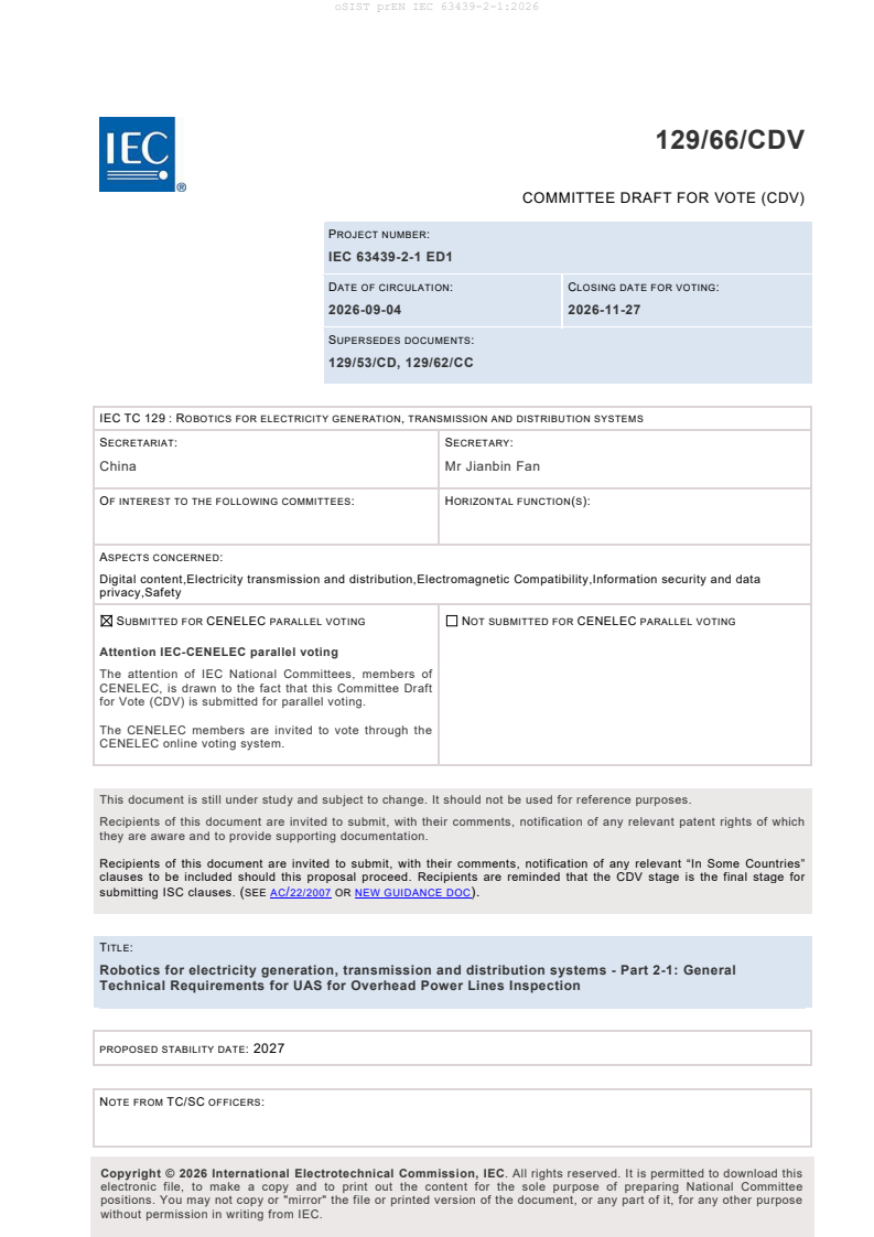 oSIST prEN IEC 63439-2-1:2026 oSIST prEN IEC 63439-2-1:2026 - Page 3 preview