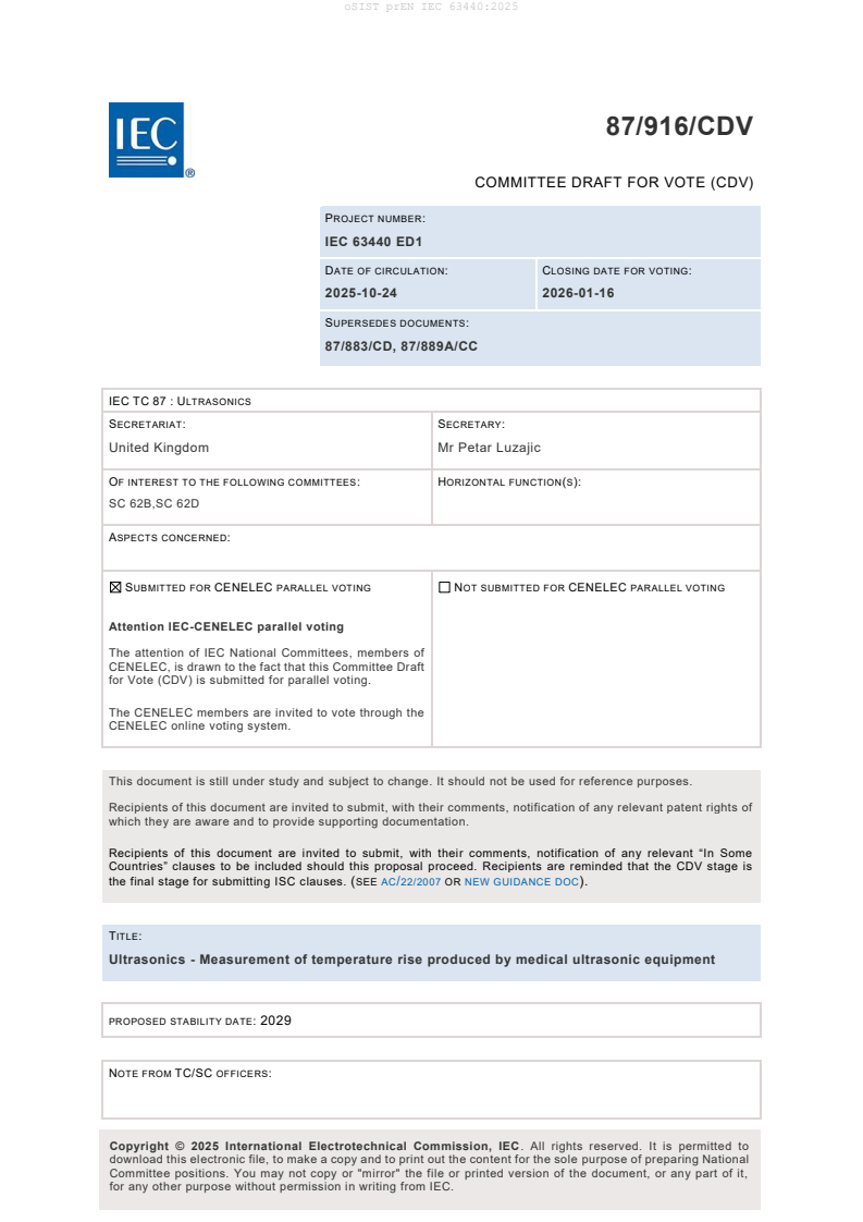 prEN IEC 63440:2025 prEN IEC 63440:2025 - BARVE