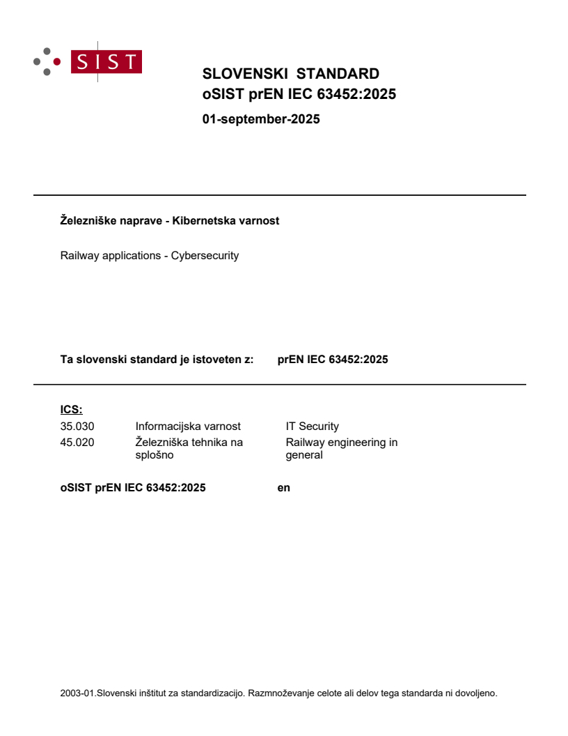 prEN IEC 63452:2025 - BARVE
