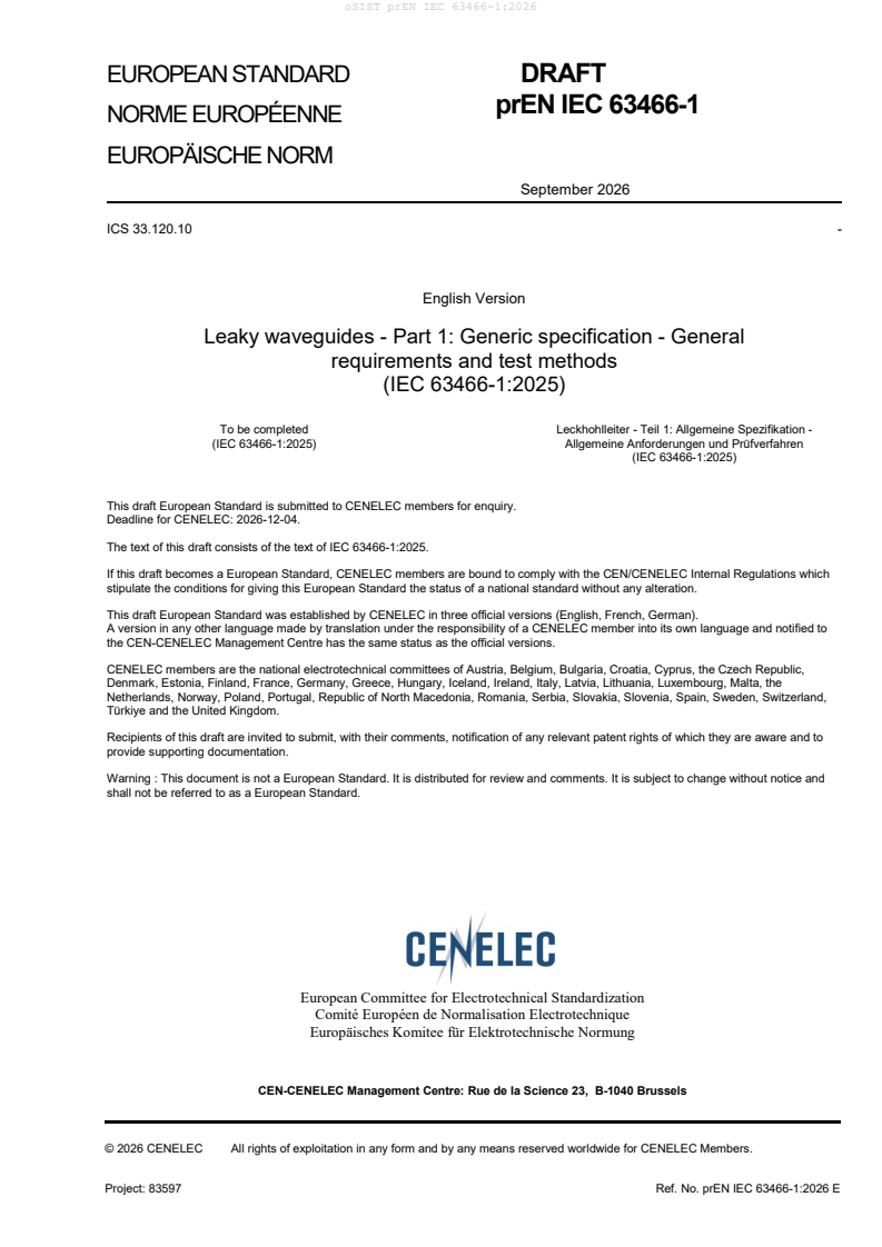 prEN IEC 63466-1:2026 prEN IEC 63466-1:2026 - Page 3 preview