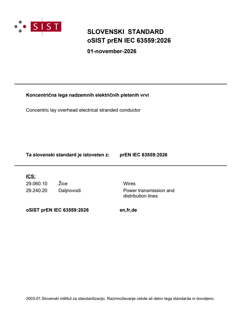 prEN IEC 63559:2026 prEN IEC 63559:2026 - Page 1 preview
