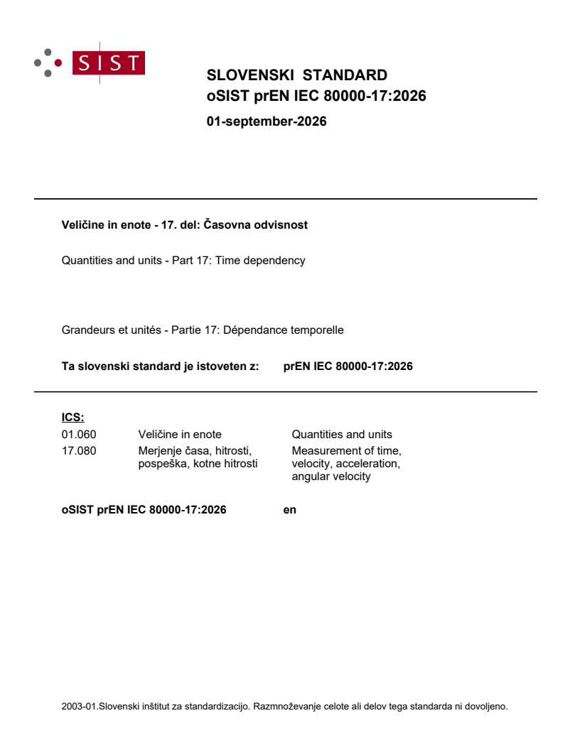 oSIST prEN IEC 80000-17:2026 oSIST prEN IEC 80000-17:2026 - Page 1 preview