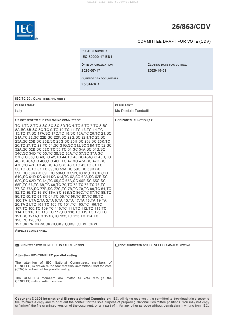 oSIST prEN IEC 80000-17:2026 oSIST prEN IEC 80000-17:2026 - Page 3 preview