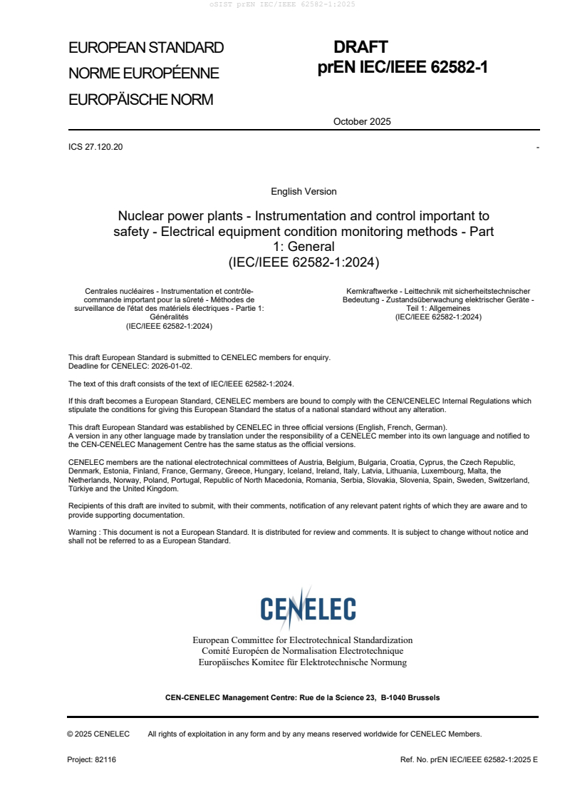 prEN IEC/IEEE 62582-1:2025