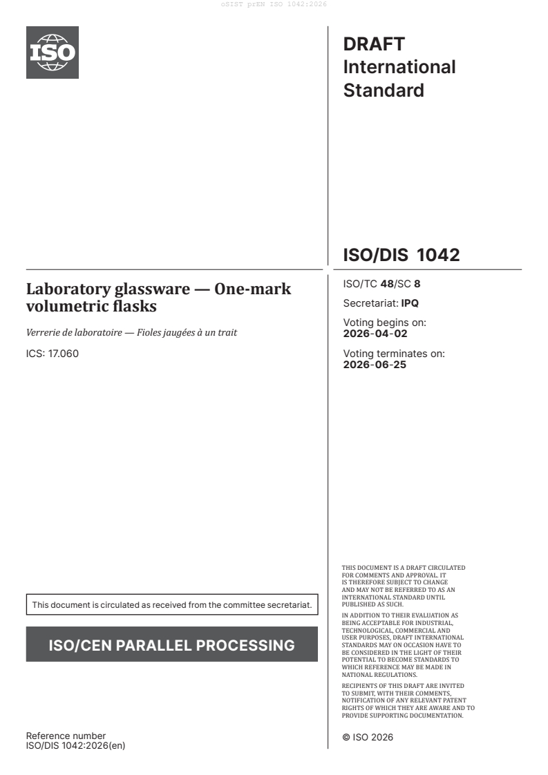 prEN ISO 1042 prEN ISO 1042:2026 - Page 3 preview