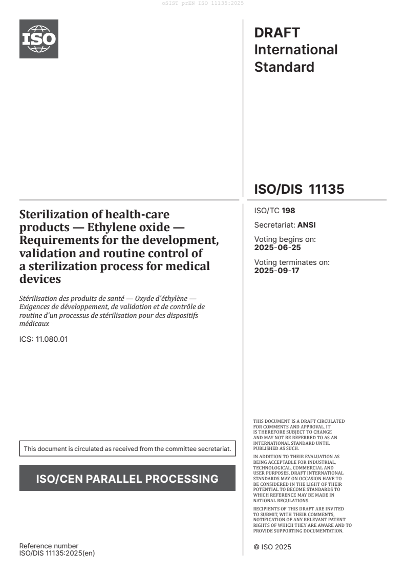 prEN ISO 11135:2025
