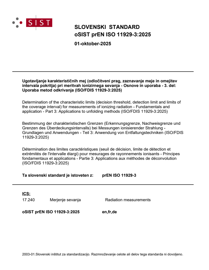 prEN ISO 11929-3:2025