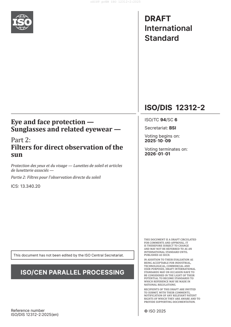 prEN ISO 12312-2:2025