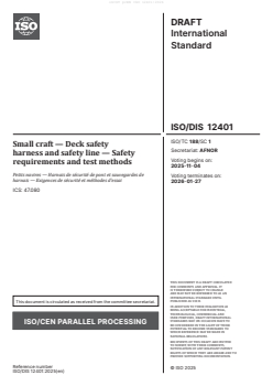 oSIST prEN ISO 12401:2026 - BARVE - Page 3 preview