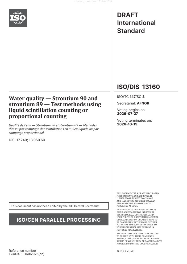 prEN ISO 13160 prEN ISO 13160:2026 - Page 3 preview