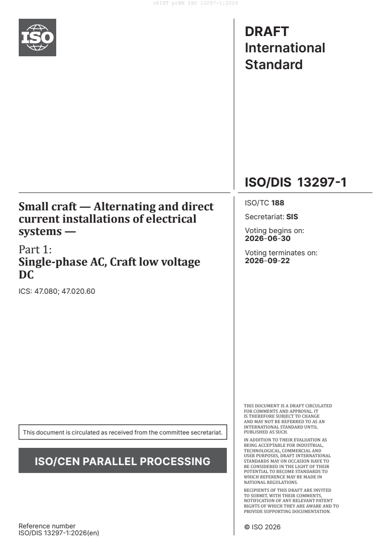 oSIST prEN ISO 13297-1:2026 oSIST prEN ISO 13297-1:2026 - BARVE - Page 3 preview