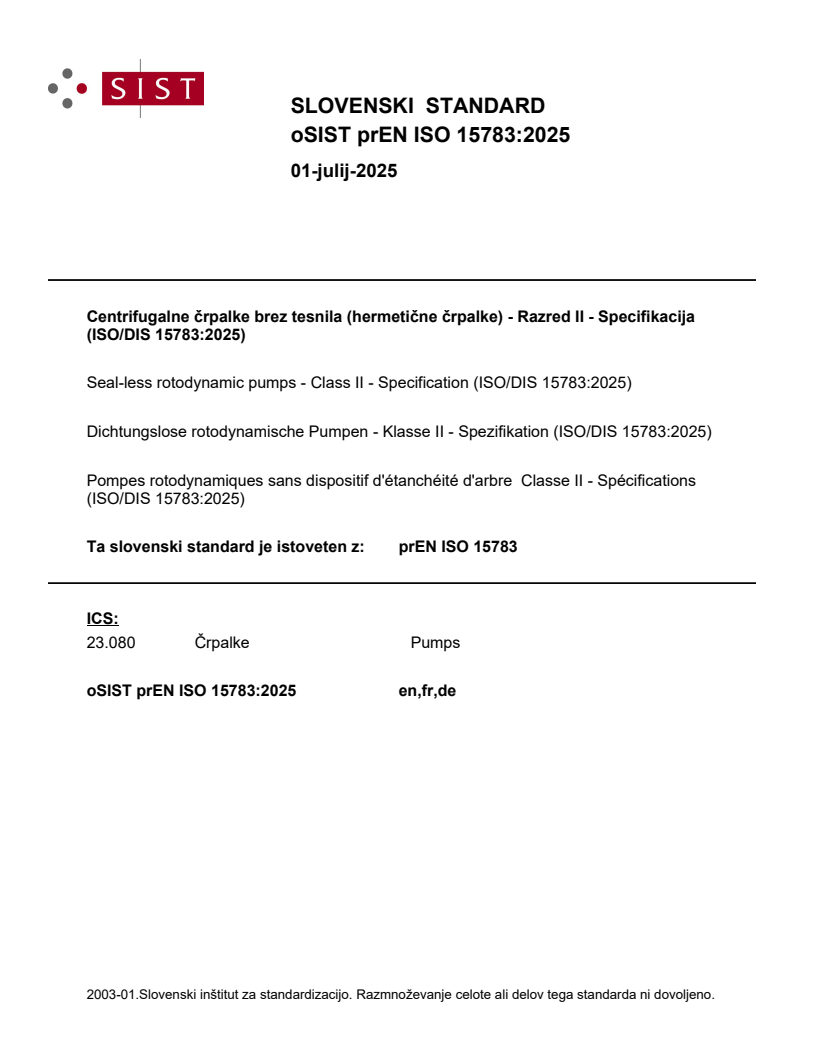 prEN ISO 15783:2025