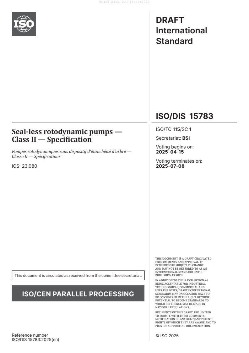 prEN ISO 15783:2025