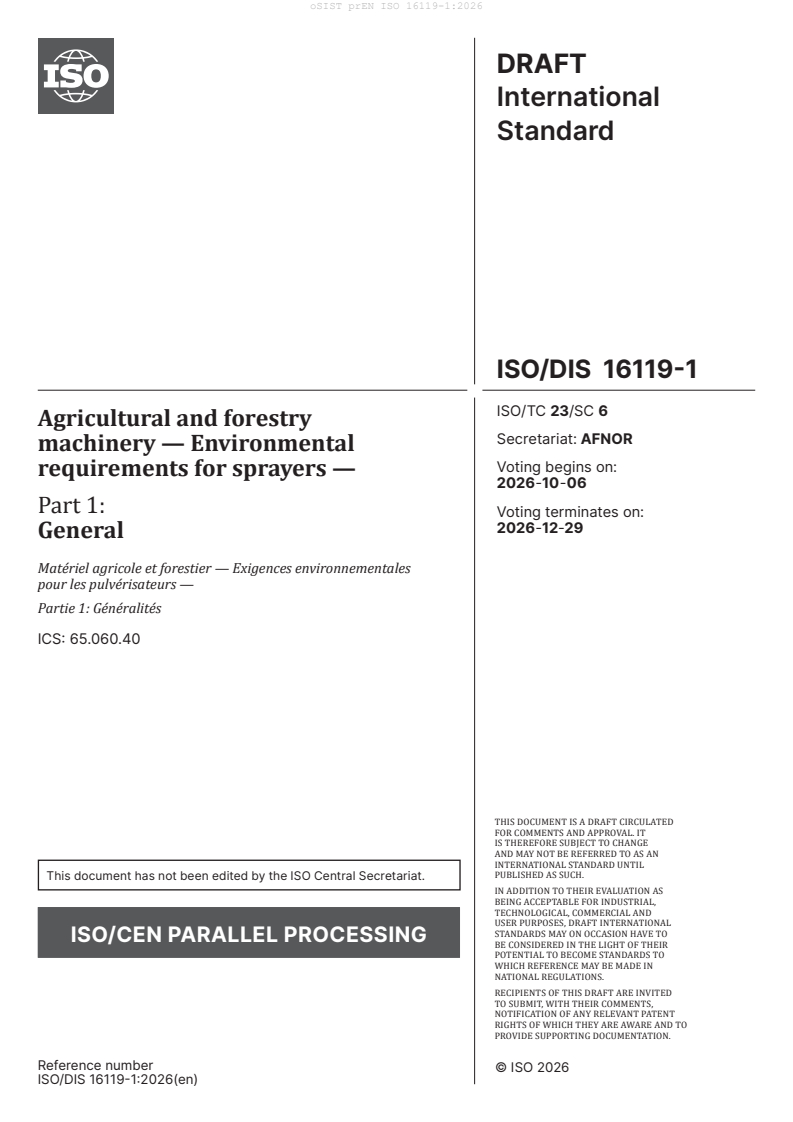 prEN ISO 16119-1 prEN ISO 16119-1:2026 - Page 3 preview