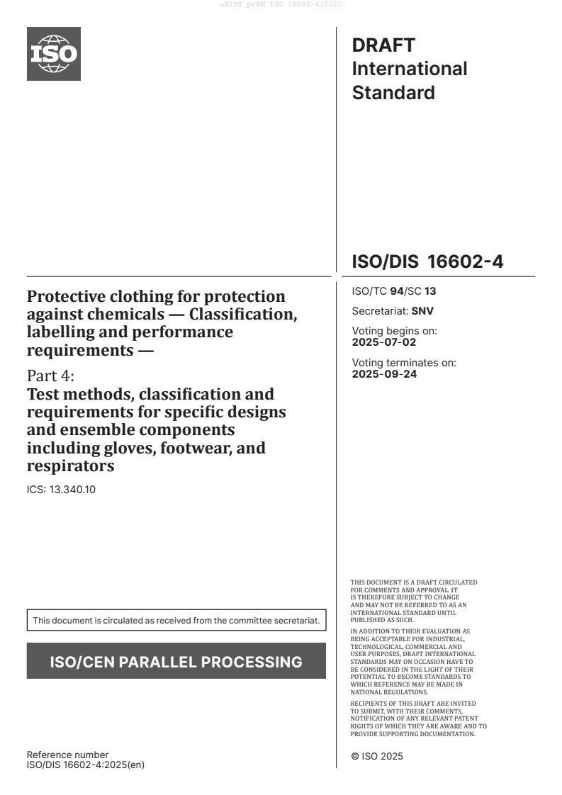 prEN ISO 16602-4:2025
