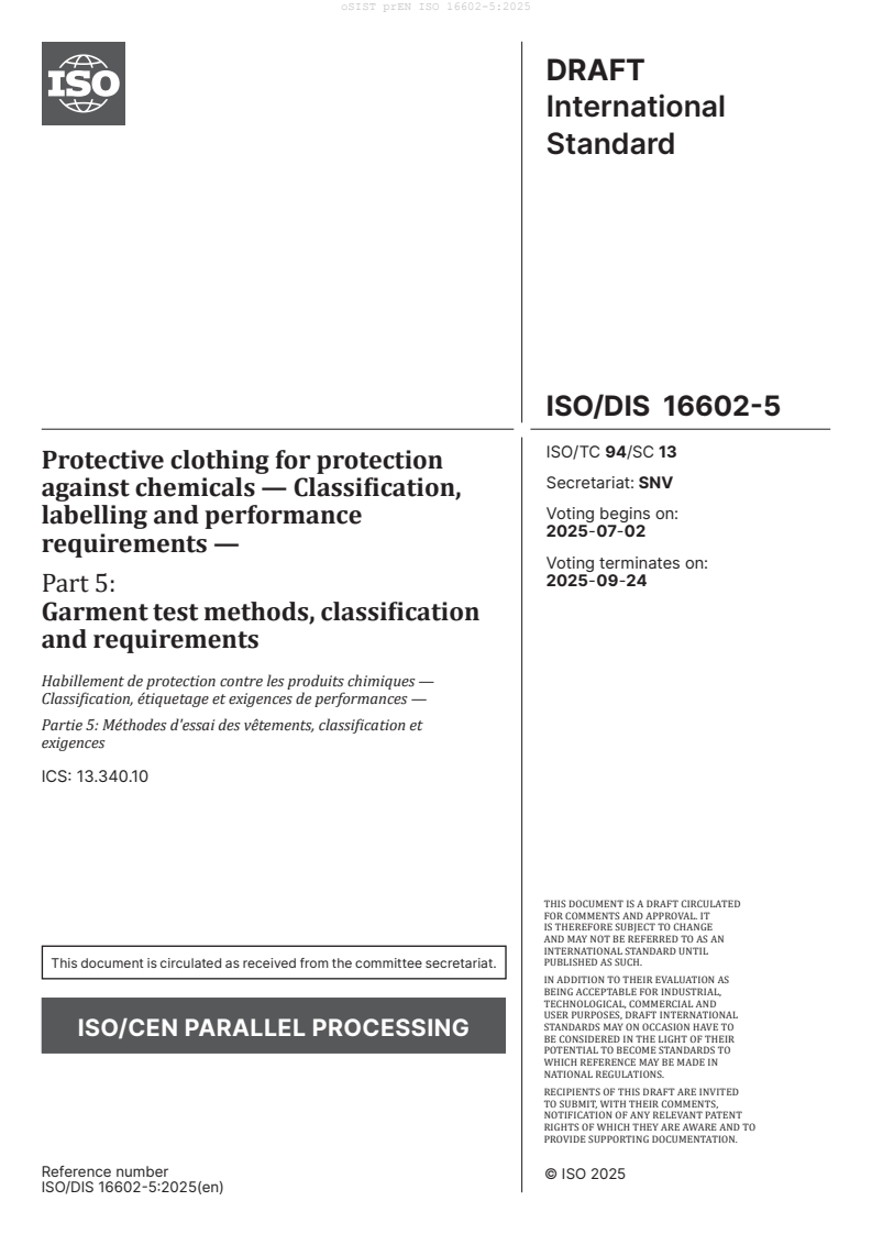 prEN ISO 16602-5:2025