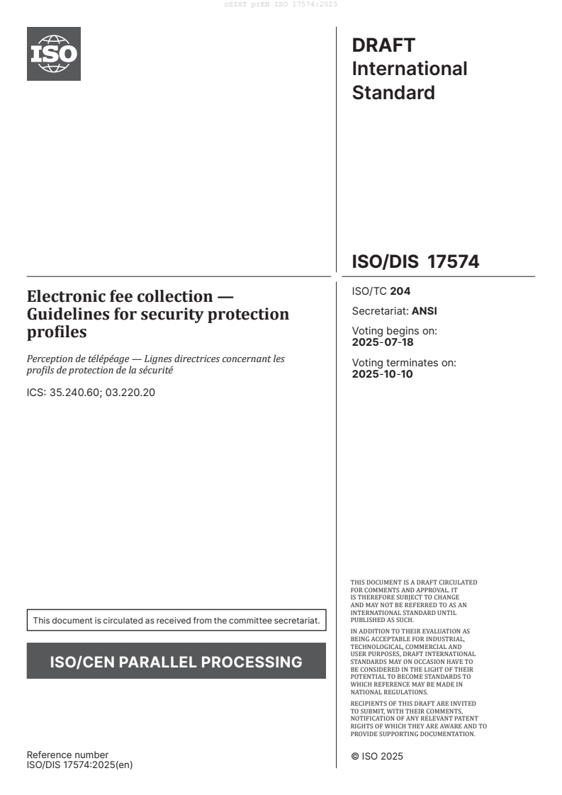 prEN ISO 17574:2025