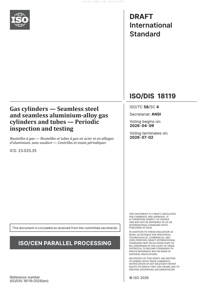 oSIST prEN ISO 18119:2026 oSIST prEN ISO 18119:2026 - Page 3 preview