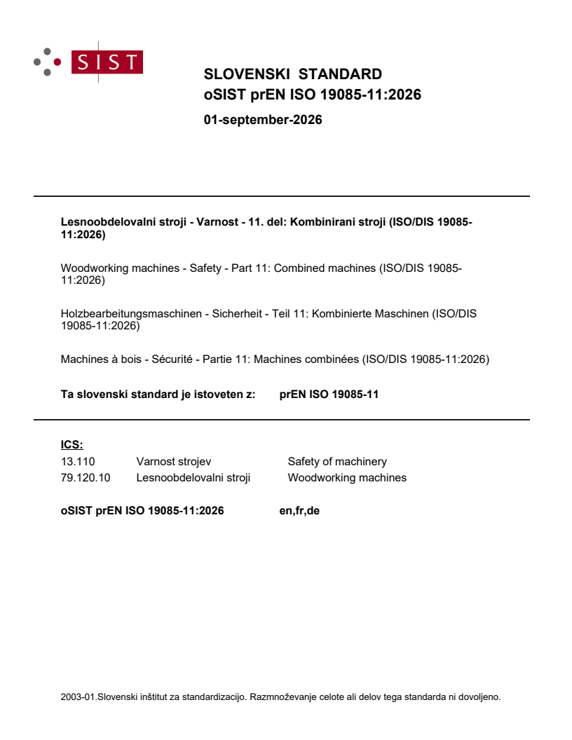 prEN ISO 19085-11 prEN ISO 19085-11:2026 - Page 1 preview